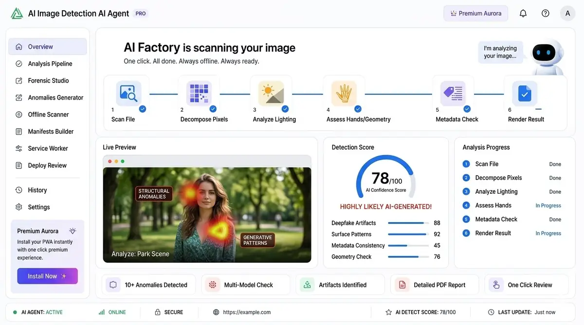 AI diamond tester copilot — example of the verification dashboard software